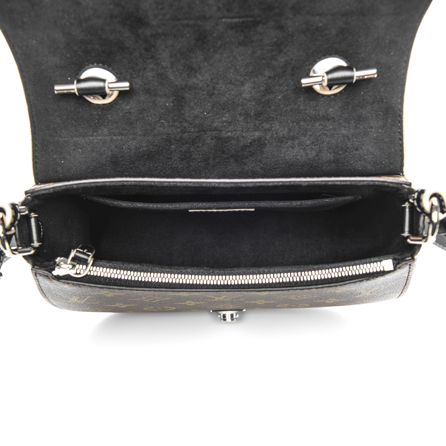 Louis Vuitton Calfskin Monogram Chain It Bag PM Black 5 of 6