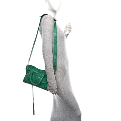 Balenciaga Agneau Classic Silver Hardware S City Magic Green 2 of 14