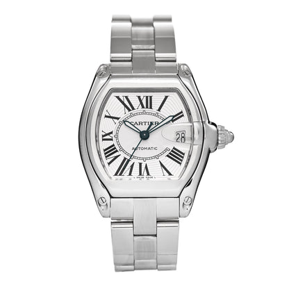 Cartier Stainless Steel 37mm Roadster Automatic Watch 1 of 6