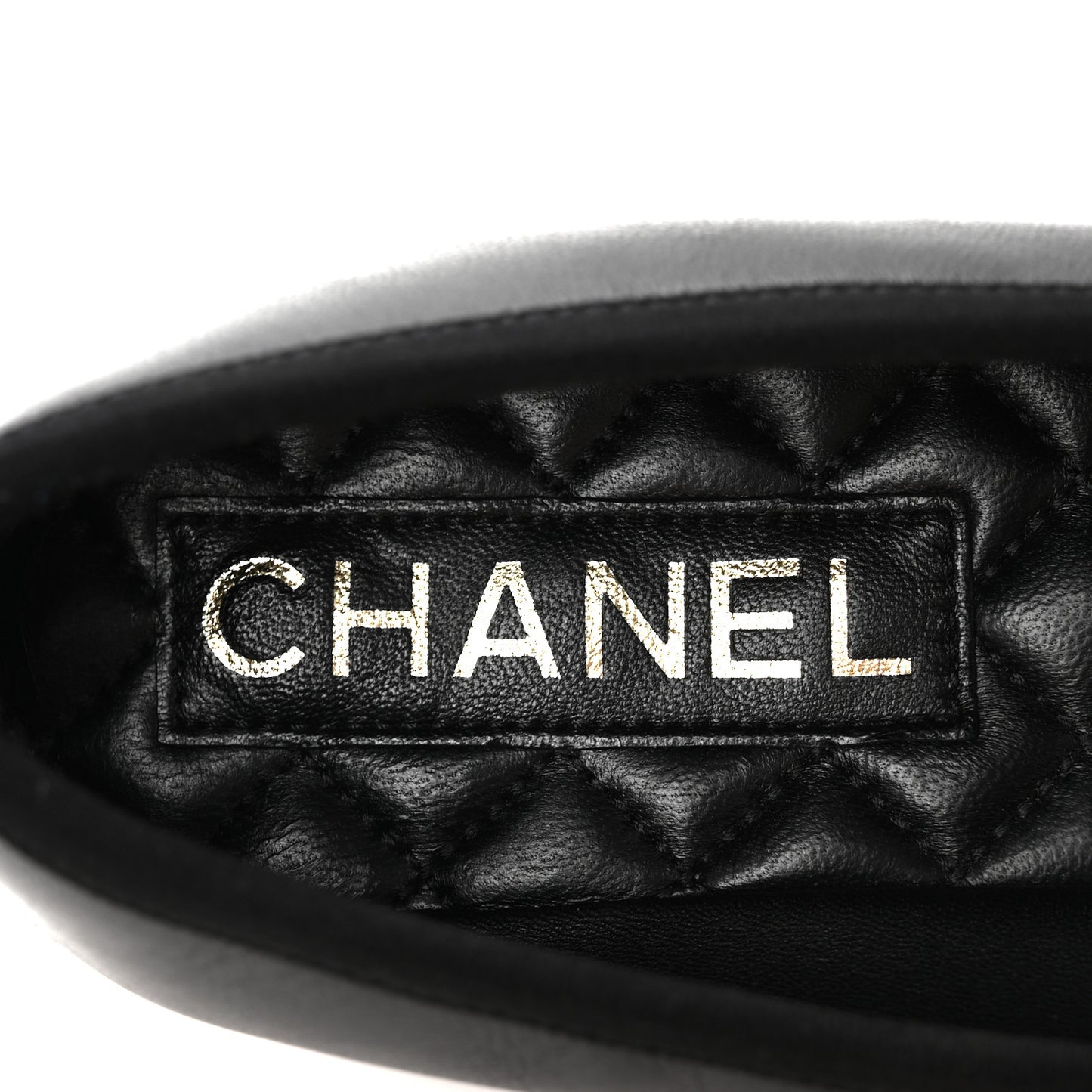 Lambskin Mary Jane Flats 36 Black