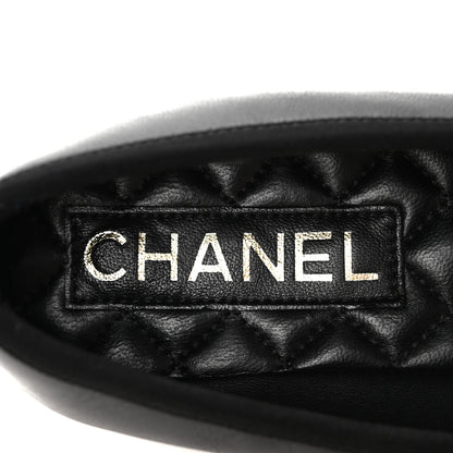 Chanel Lambskin Mary Jane Flats 36 Black 8 of 12