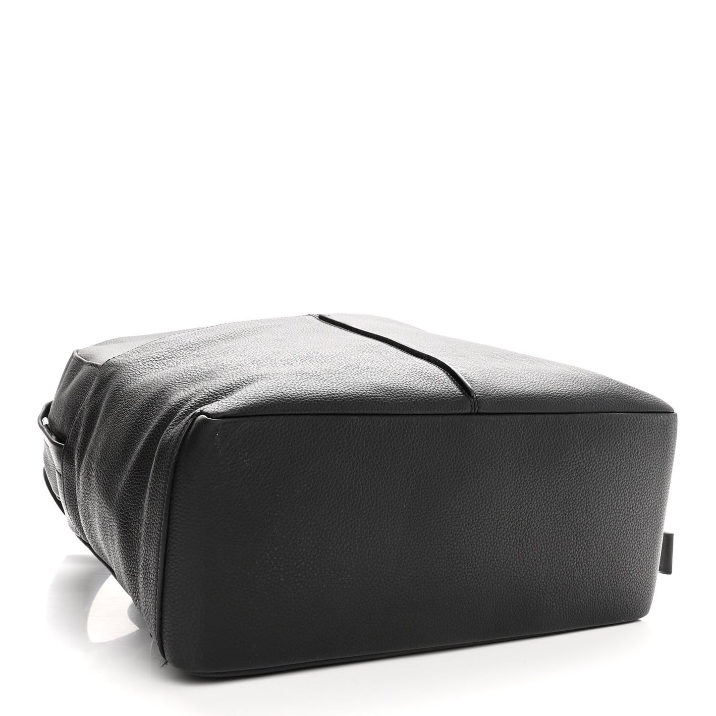 Calfskin Nylon Backpack Black