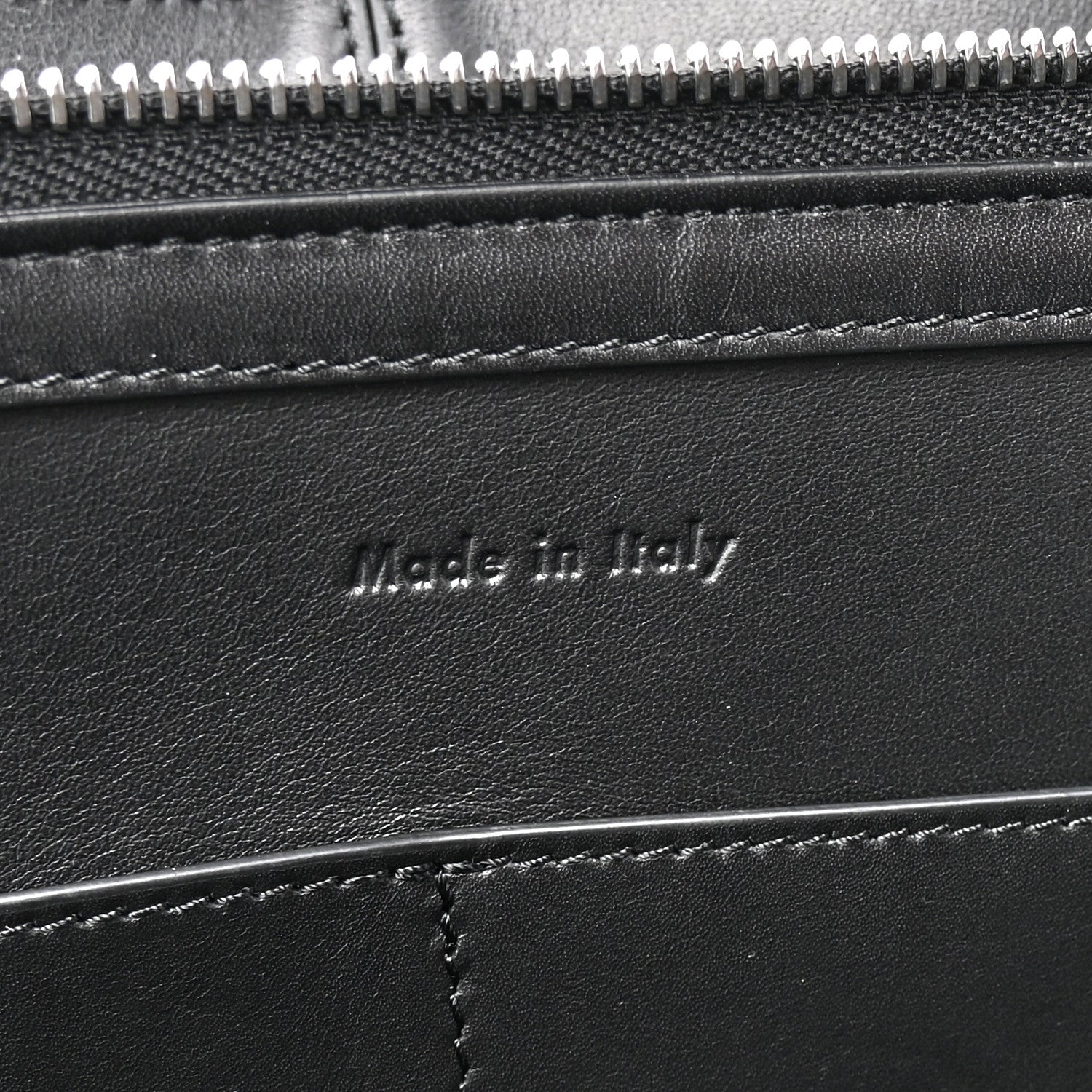 Celine Supple Natural Calfskin Medium Tri-Fold Bag Black 12 of 14