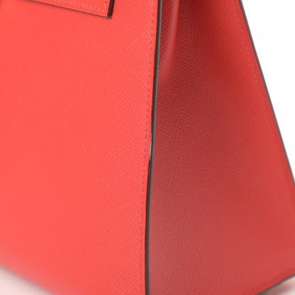 Hermes Epsom Kelly Sellier 28 Rouge Tomate 12 of 14