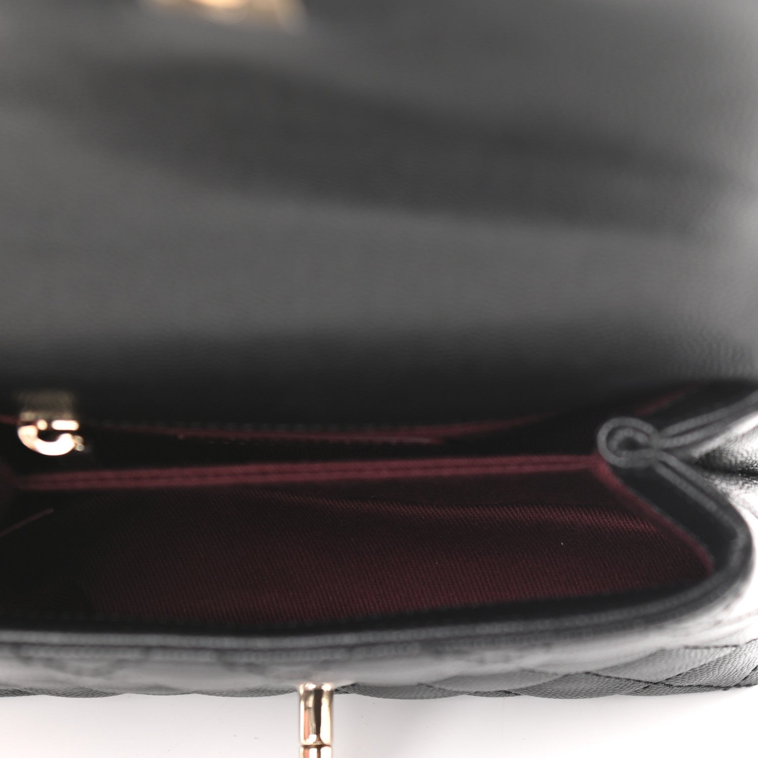Chanel Caviar Quilted Extra Mini Coco Handle Flap Black 5 of 12