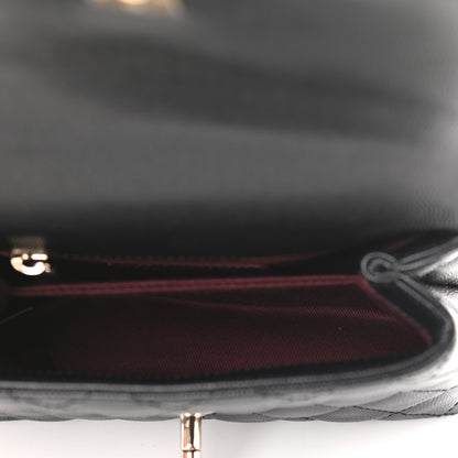 Chanel Caviar Quilted Extra Mini Coco Handle Flap Black 5 of 12