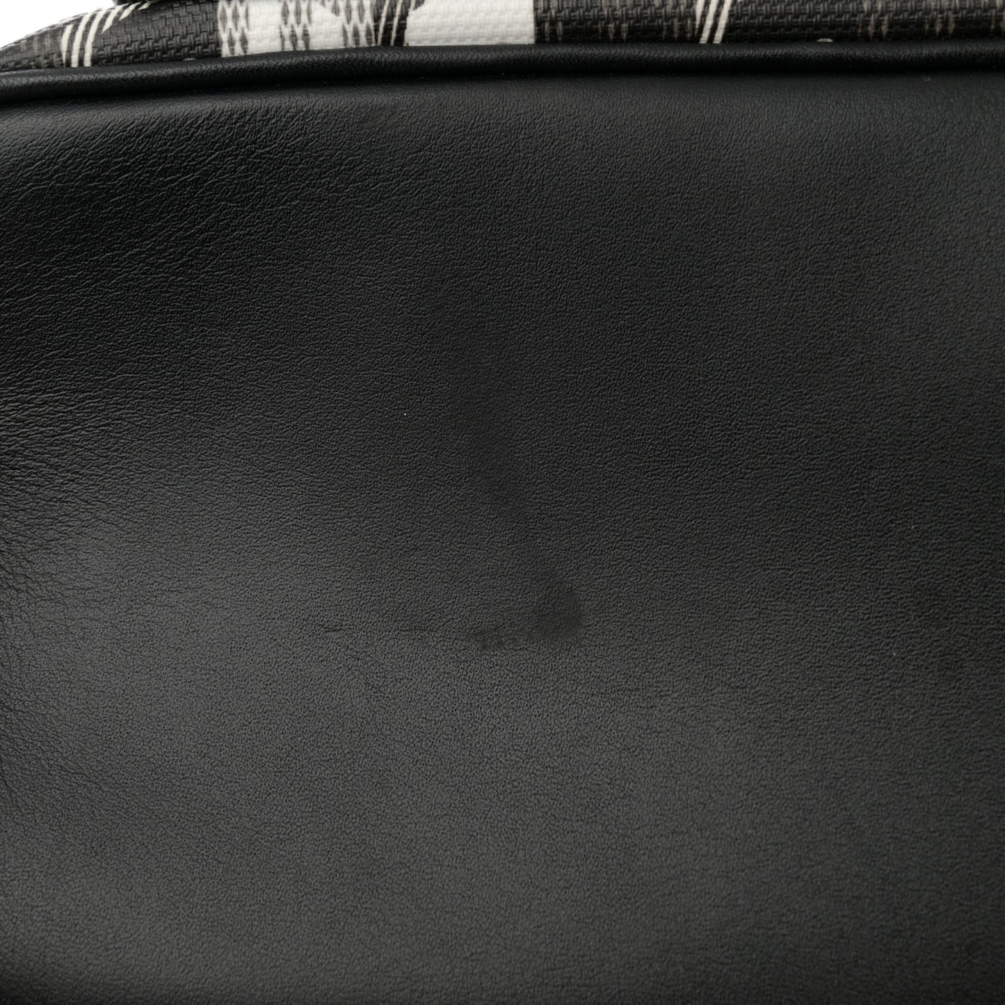 Cubic Monogram Medium Backpack Black White