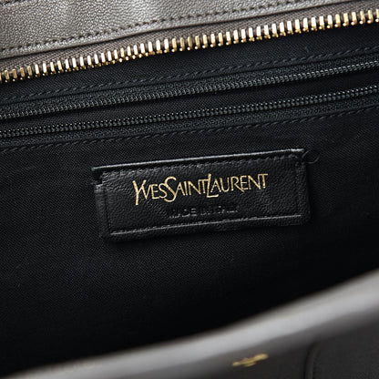 Saint Laurent Calfskin Medium Classic Y Cabas Grey 5 of 11