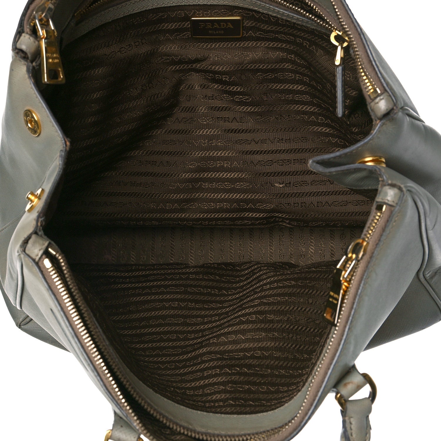 Prada Saffiano Medium Galleria Double Zip Tote Argilla 4 of 12