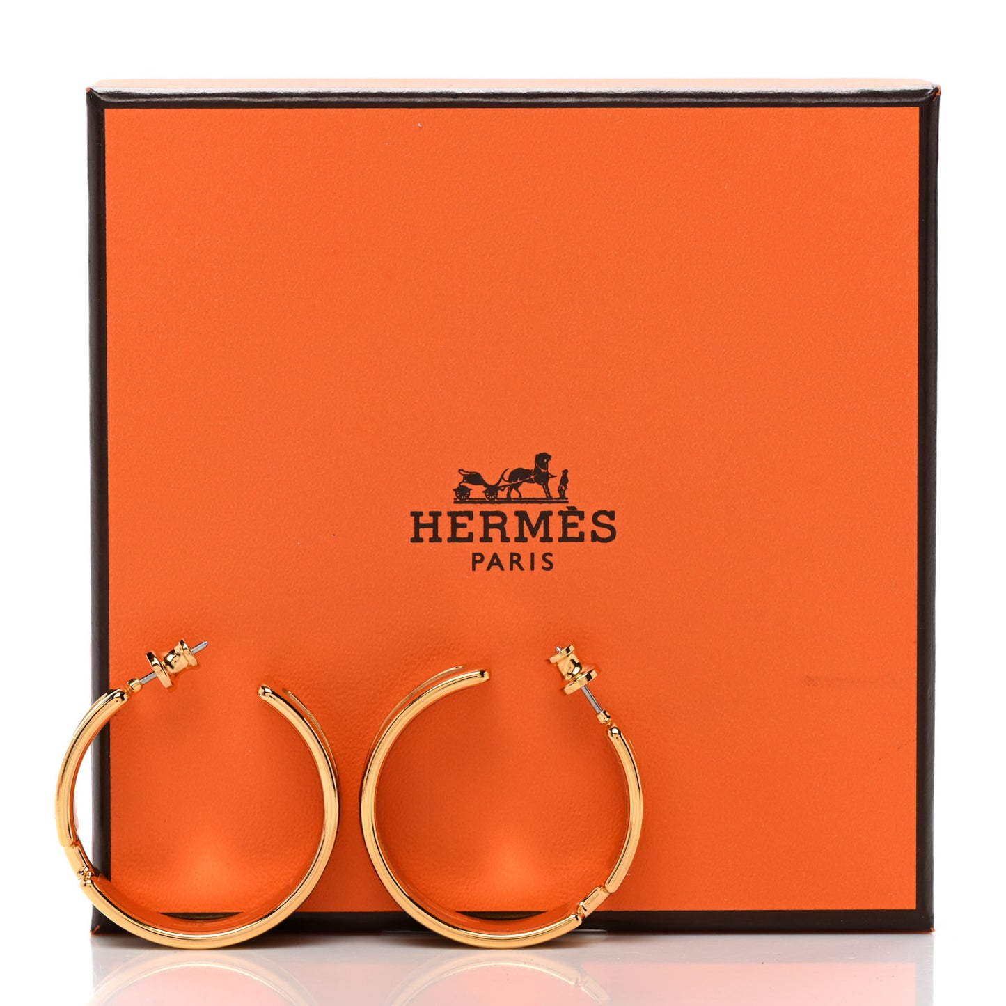 Epsom Olympe Hoop Earrings Gold