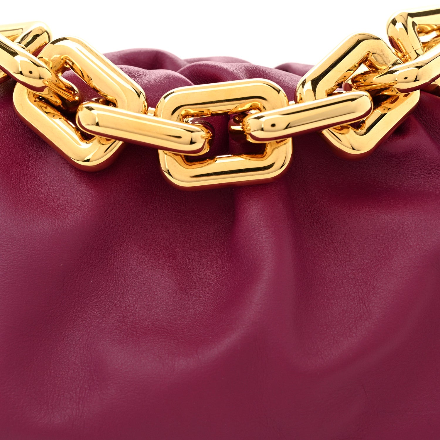Bottega Veneta Calfskin The Pouch Chain Cinnabar 8 of 10