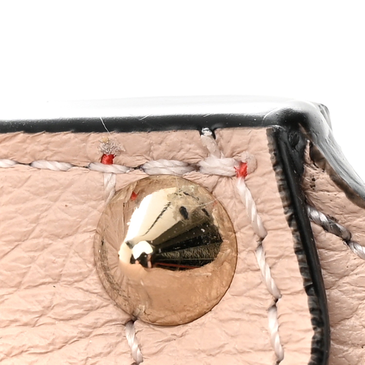 Christian Louboutin Calfskin Spiked Small Cabarock Shopper Tote Rose De Chine 11 of 13