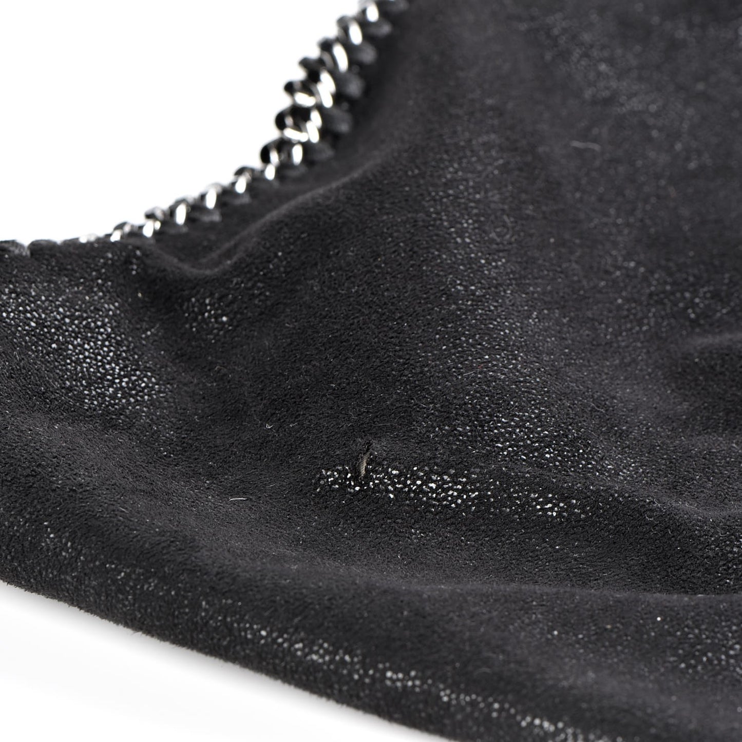 Shaggy Deer Falabella Fold Over Tote Black