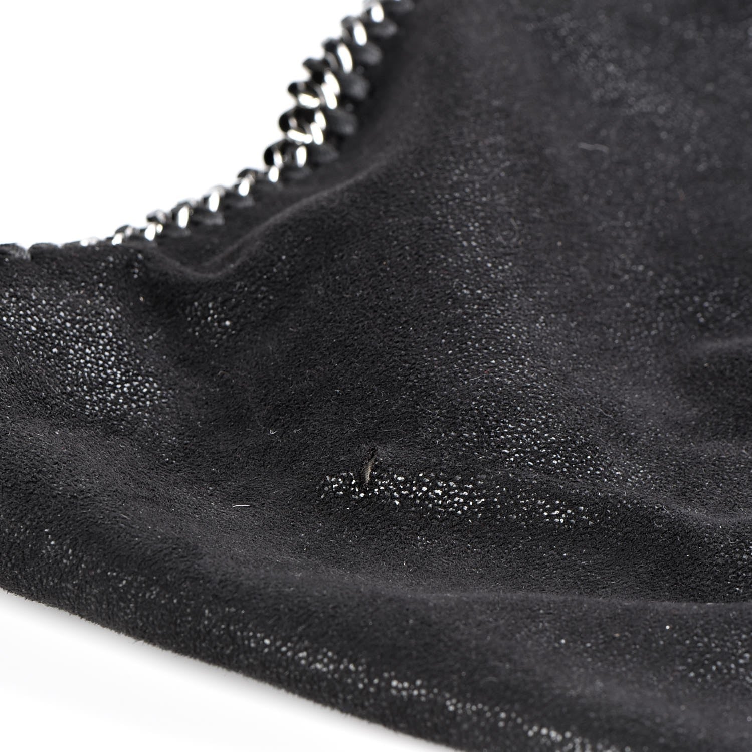 Stella McCartney Shaggy Deer Falabella Fold Over Tote Black 9 of 10
