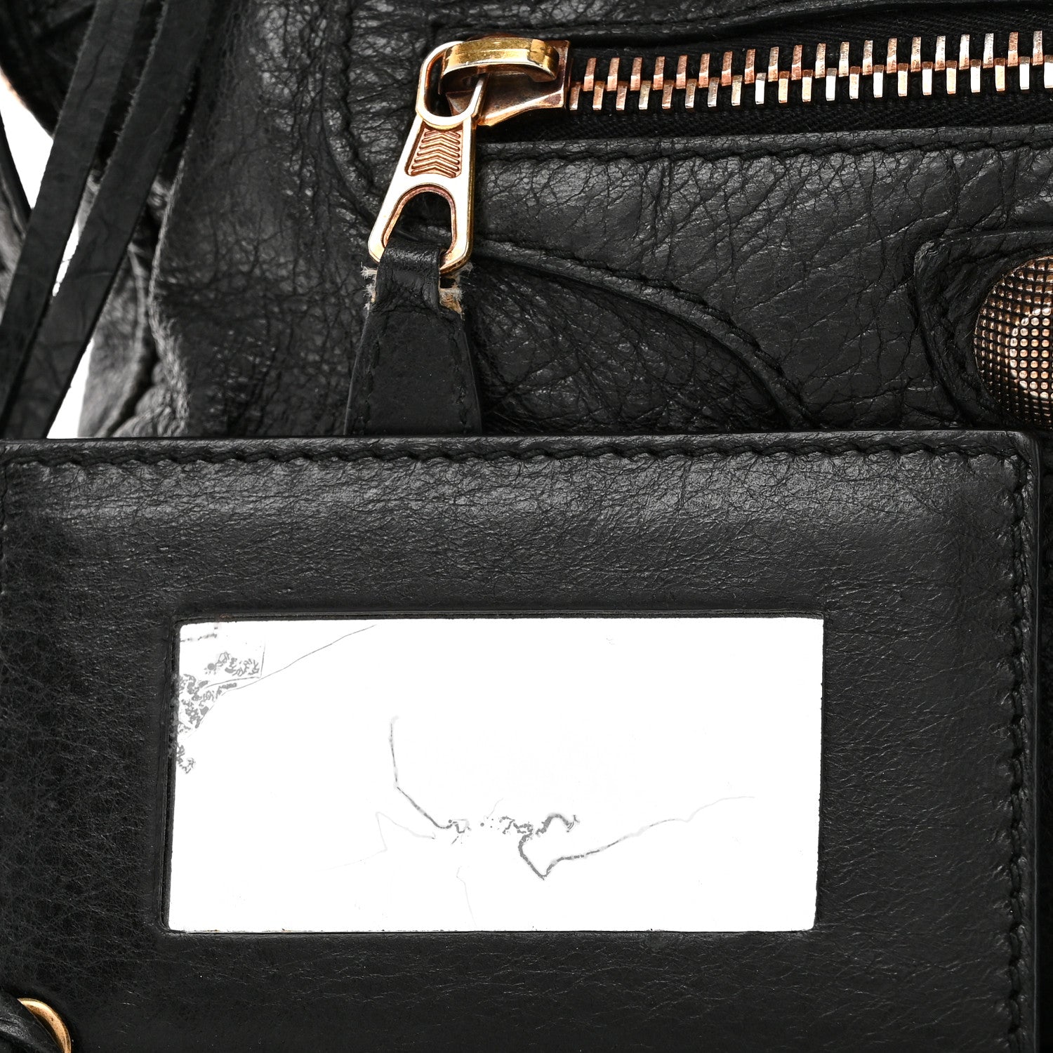 Balenciaga Agneau Giant 21 Rose Gold Hardware City Black 1801523