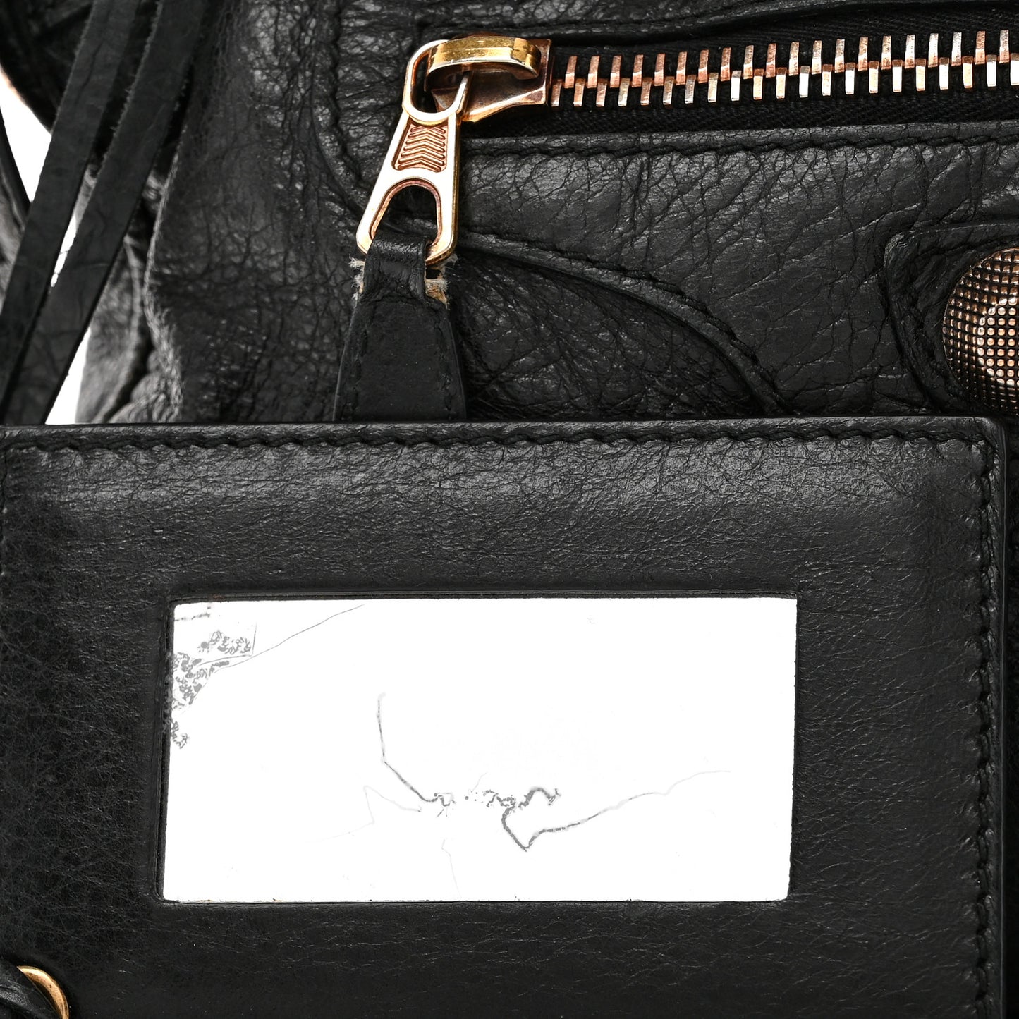 Agneau Giant 21 Rose Gold Hardware City Black