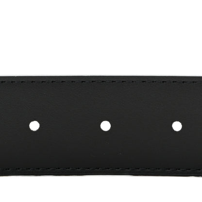 Louis Vuitton Calfskin Monogram Eclipse 35mm LV Initiales Reversible 95 38 Belt 6 of 8