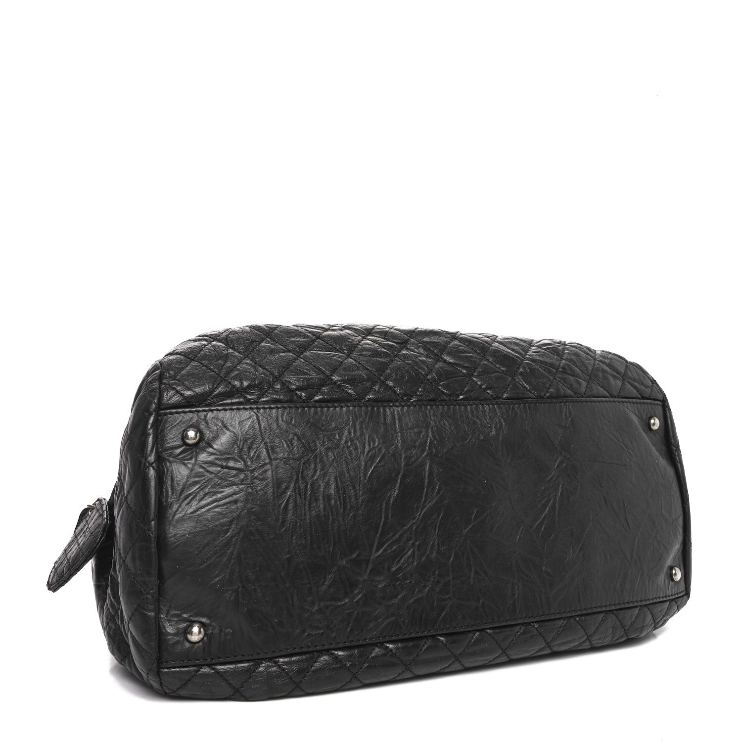 Chanel Aged Calfskin Coco Rider Bowling Bag Black 4 of 10