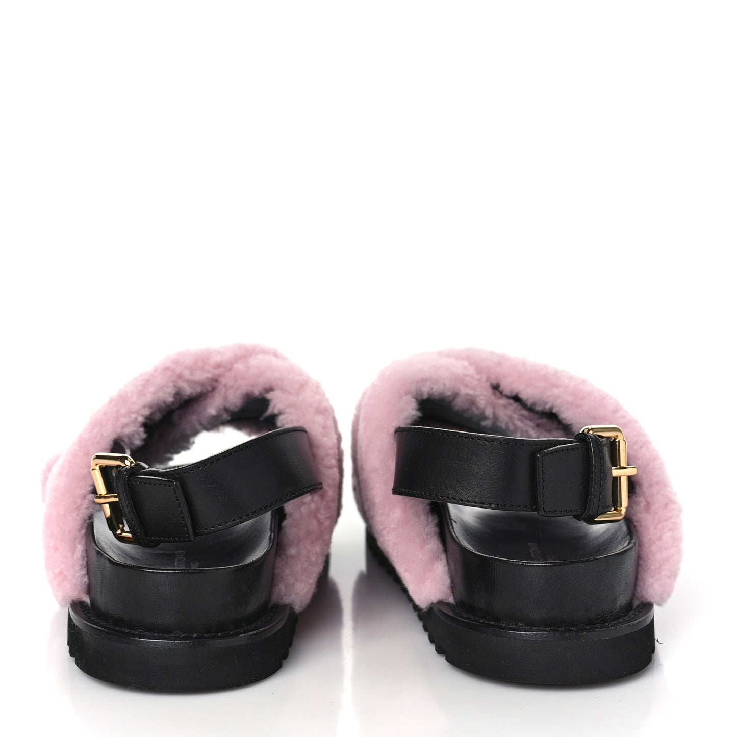 Shearling Paseo Sandals 39 Pink