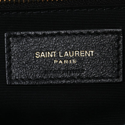 Saint Laurent Silk Carre Rive Gauche Print Patchwork Monogram Medium Jamie Multicolor White 6 of 10