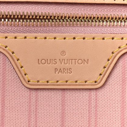 Louis Vuitton Damier Azur Neo Neverfull GM Rose Ballerine 9 of 11