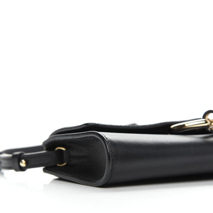 Chloe Suede Calfskin Mini Faye Shoulder Bag Black 8 of 9