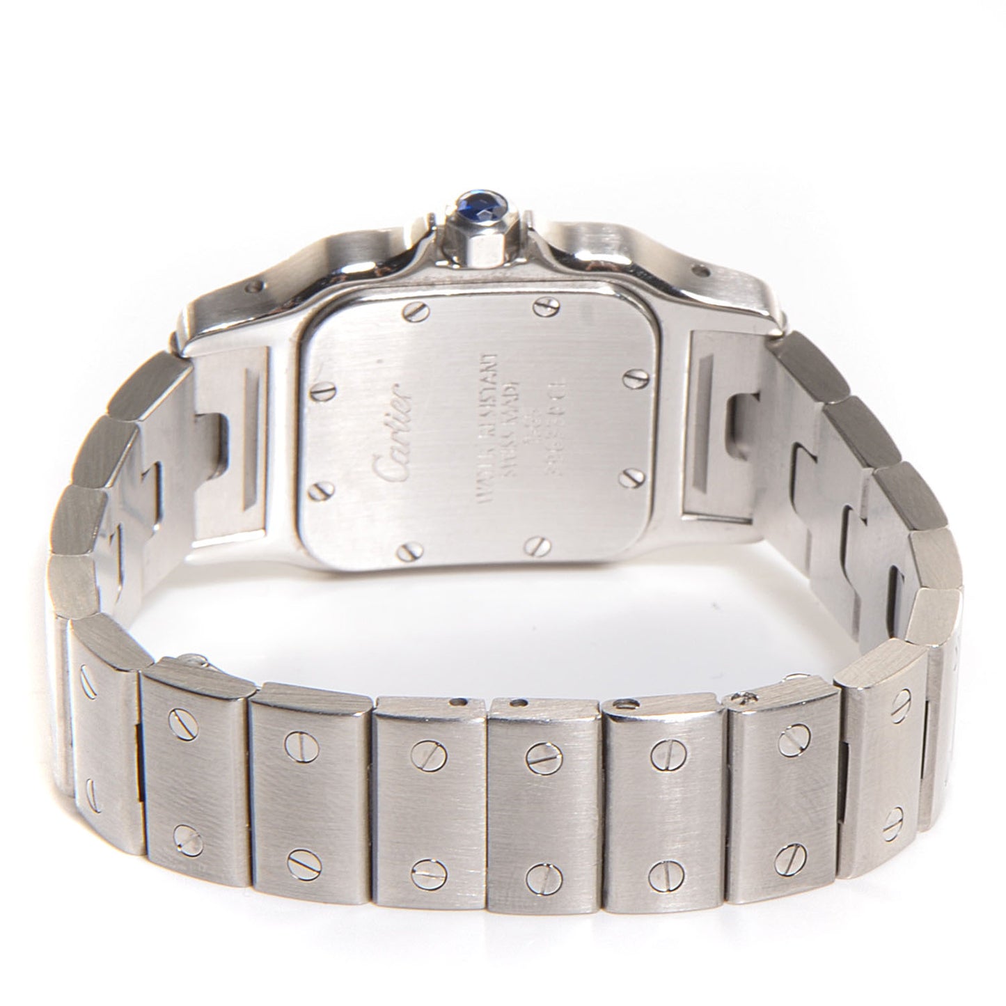 Stainless Steel 24mm Santos de Galbee Quartz Watch