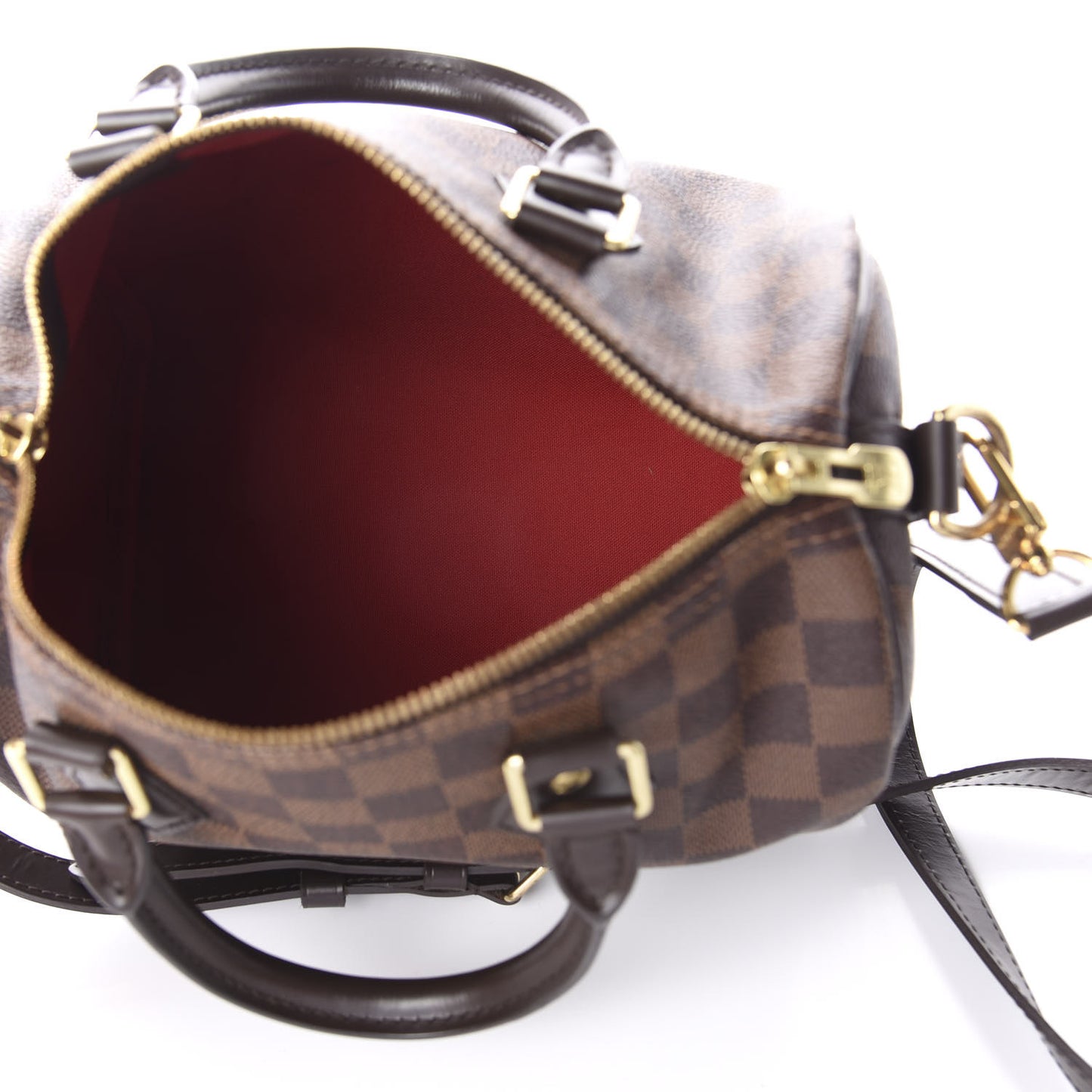 Damier Ebene Speedy Bandouliere 25