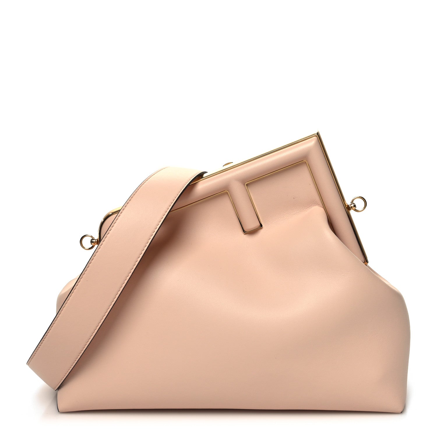 Fendi Shiny Nappa Medium Fendi First Poudre 1 of 10