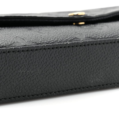 Louis Vuitton Empreinte Pochette Felicie Chain Wallet Black 13 of 13