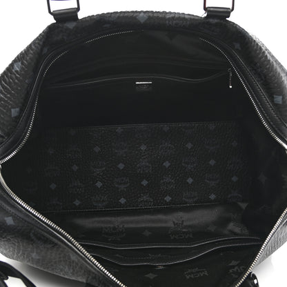 MCM Visetos Medium Traveler Weekender Duffle Bag Black 5 of 11