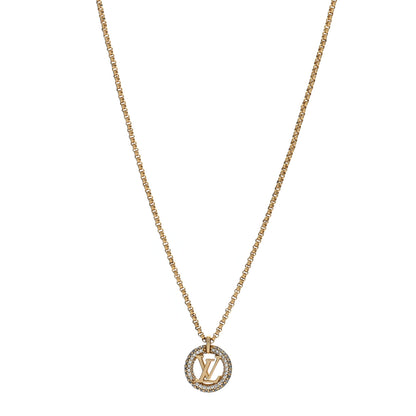 Louis Vuitton Metal Crystal Louise By Night Necklace 1 of 5
