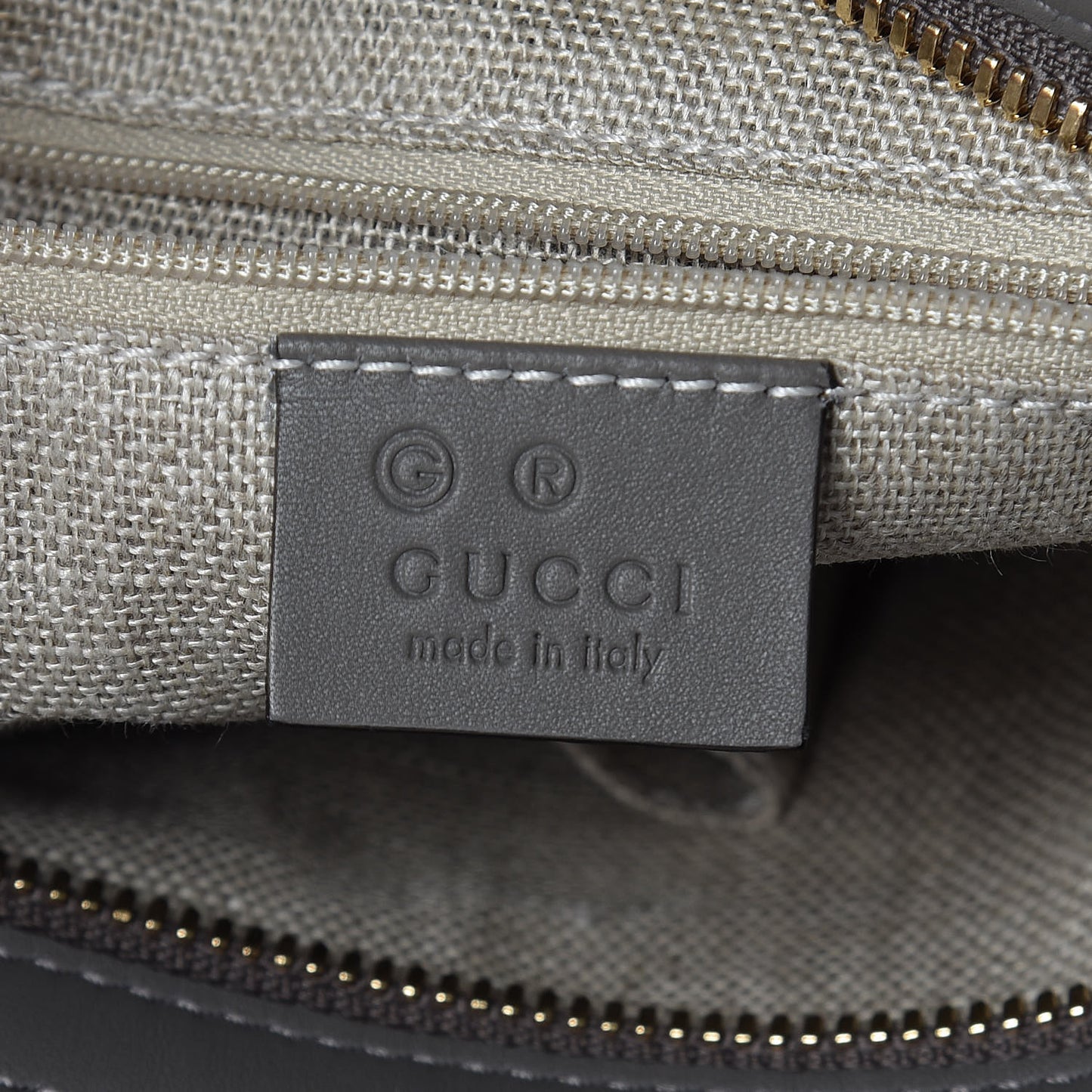 Microguccissima Small Bree Tote Graphite