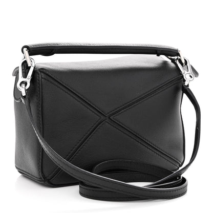 Loewe Calfskin Mini Puzzle Bag Black 3 of 10