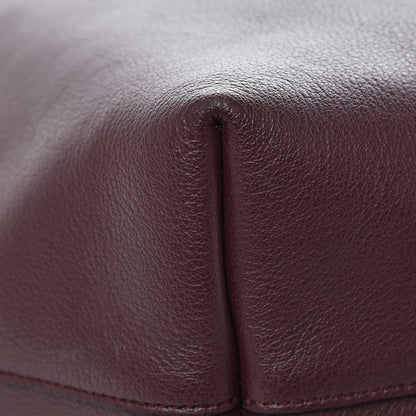 Saint Laurent Calfskin Large Shopping Tote Bordeaux 12 of 12
