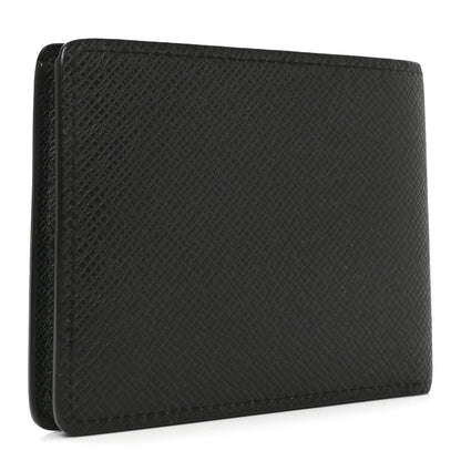 Louis Vuitton Taiga Slender Wallet Black 2 of 6