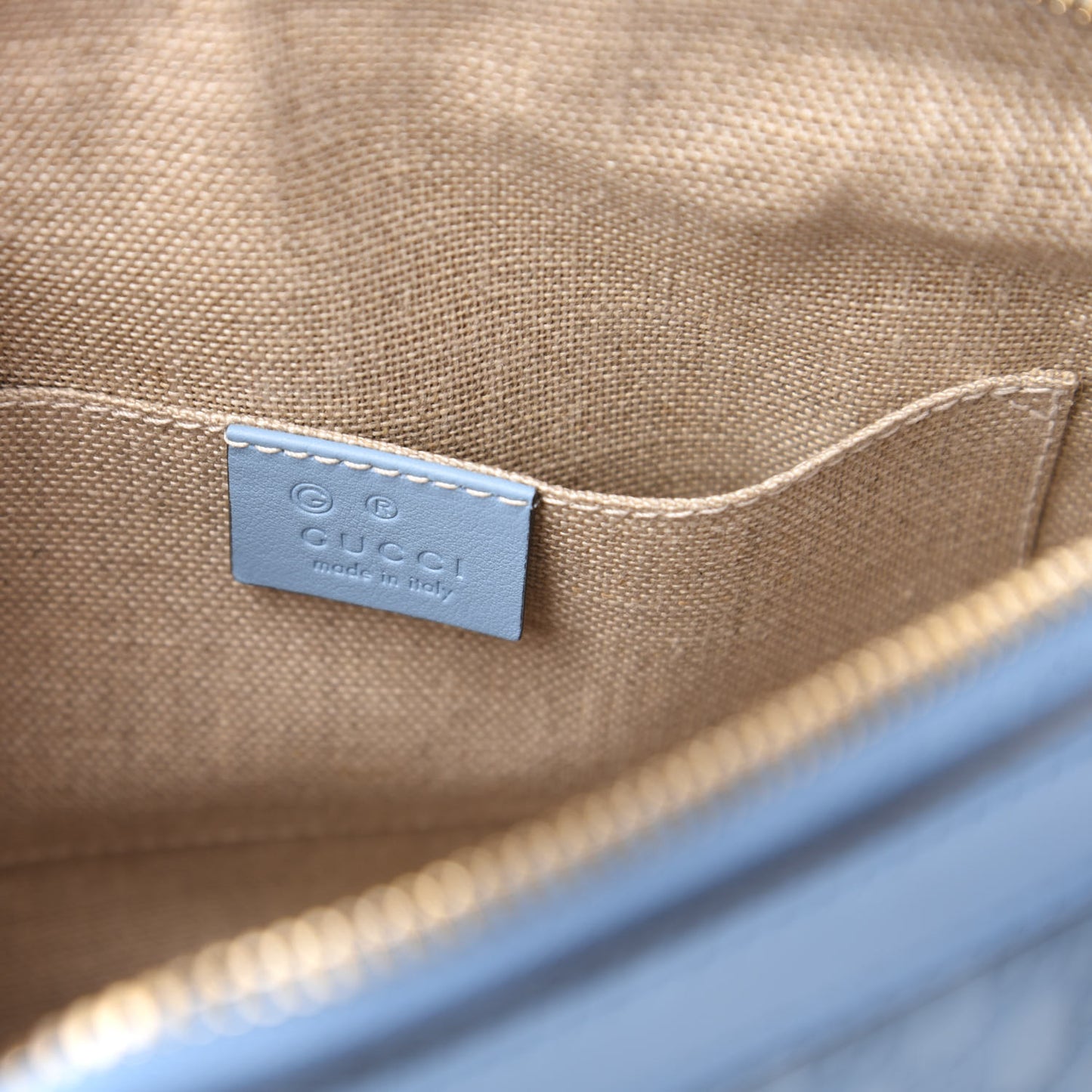 Microguccissima Mini Dome Bag Mineral Blue