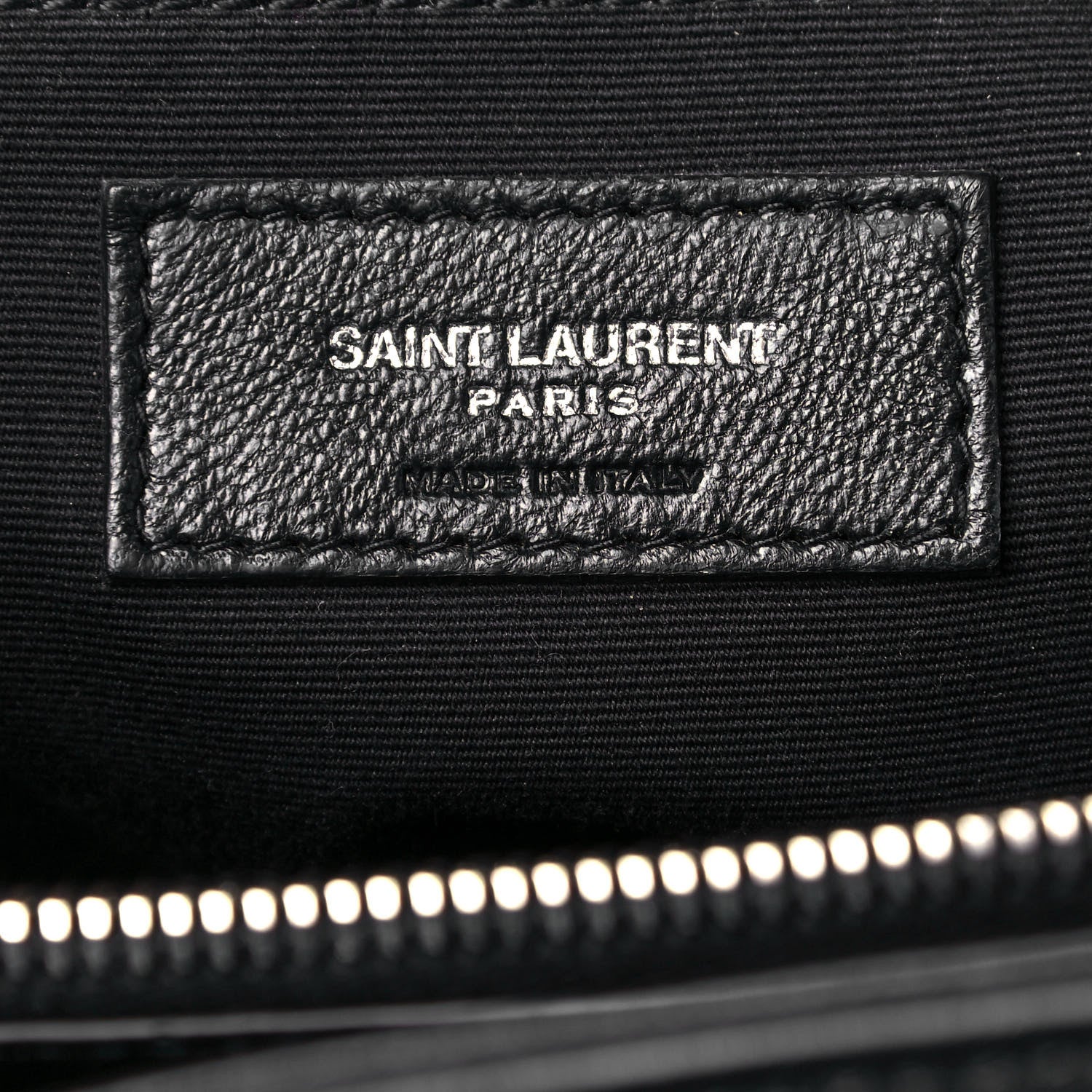 Saint Laurent Calfskin Y Quilted Monogram Large Loulou Shopper Black 6 of 16