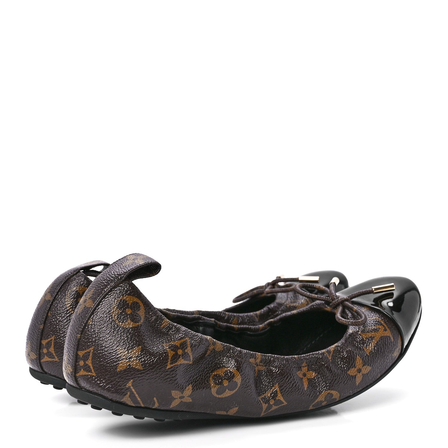Louis Vuitton Monogram Flirty Ballerina Flats 42 Black 4 of 8