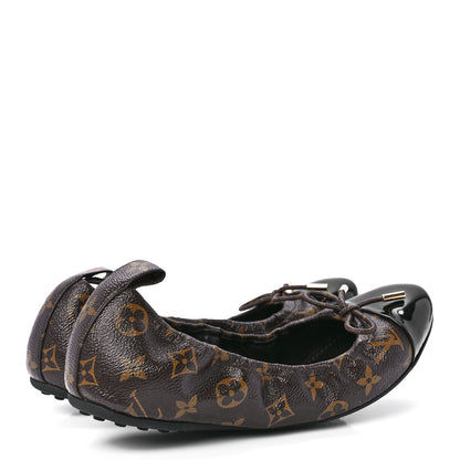 Louis Vuitton Monogram Flirty Ballerina Flats 42 Black 4 of 8