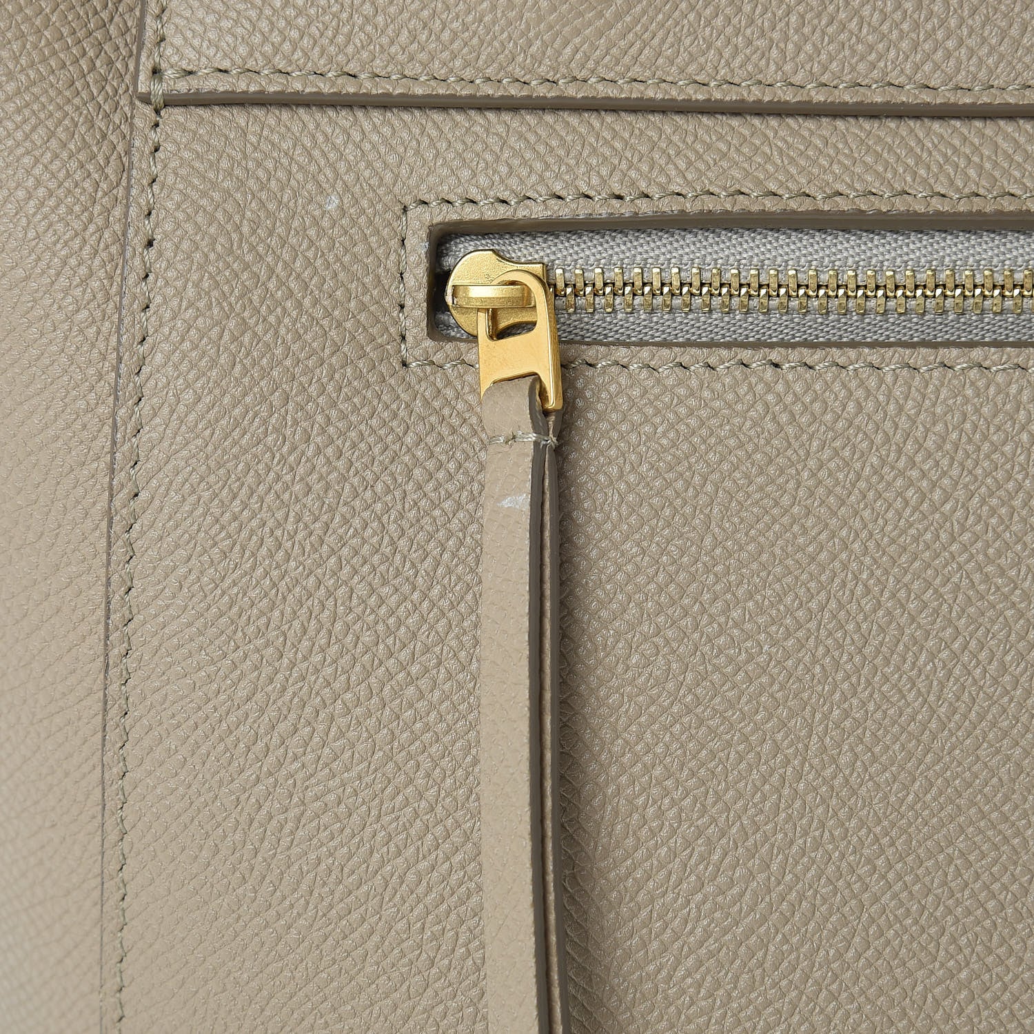 Celine Grained Calfskin Micro Belt Bag Light Taupe 8 of 12