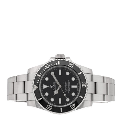 Rolex Stainless Steel 40mm Oyster Perpetual Submariner Watch Black 114060 2 of 5