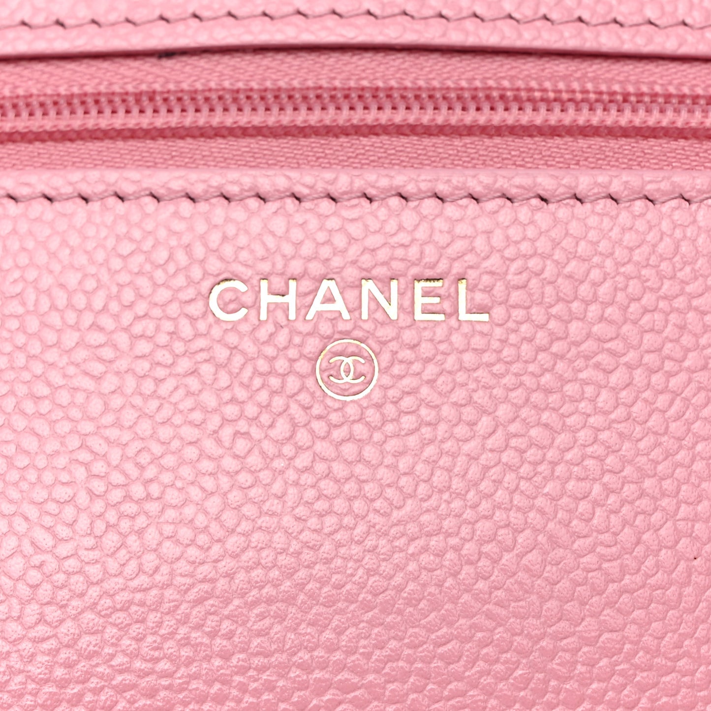 Caviar Quilted Multi Chain Wallet On Chain WOC Light Pink