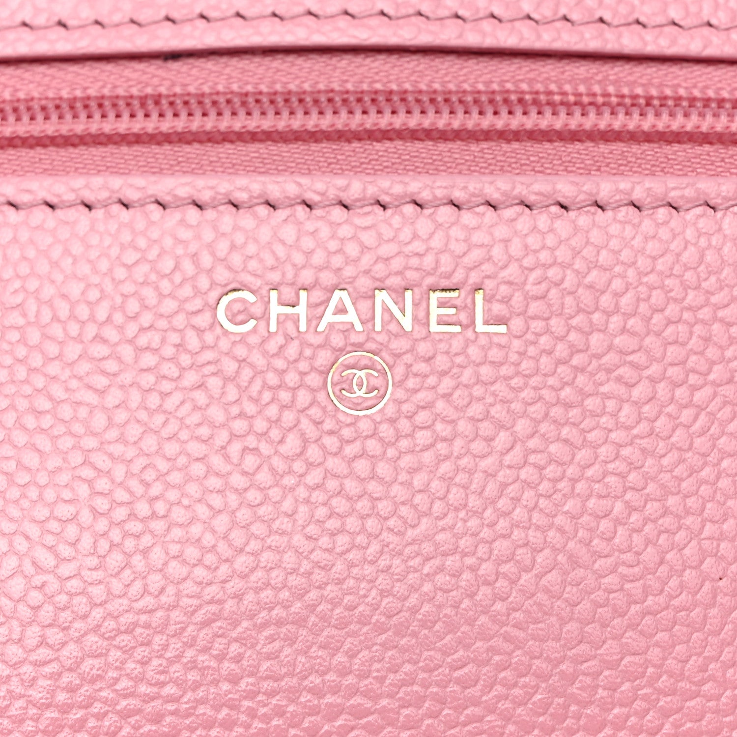 Chanel Caviar Quilted Multi Chain Wallet On Chain WOC Light Pink 6 of 11