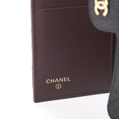 Chanel Caviar Quilted Large Flap Wallet Black 8 of 12