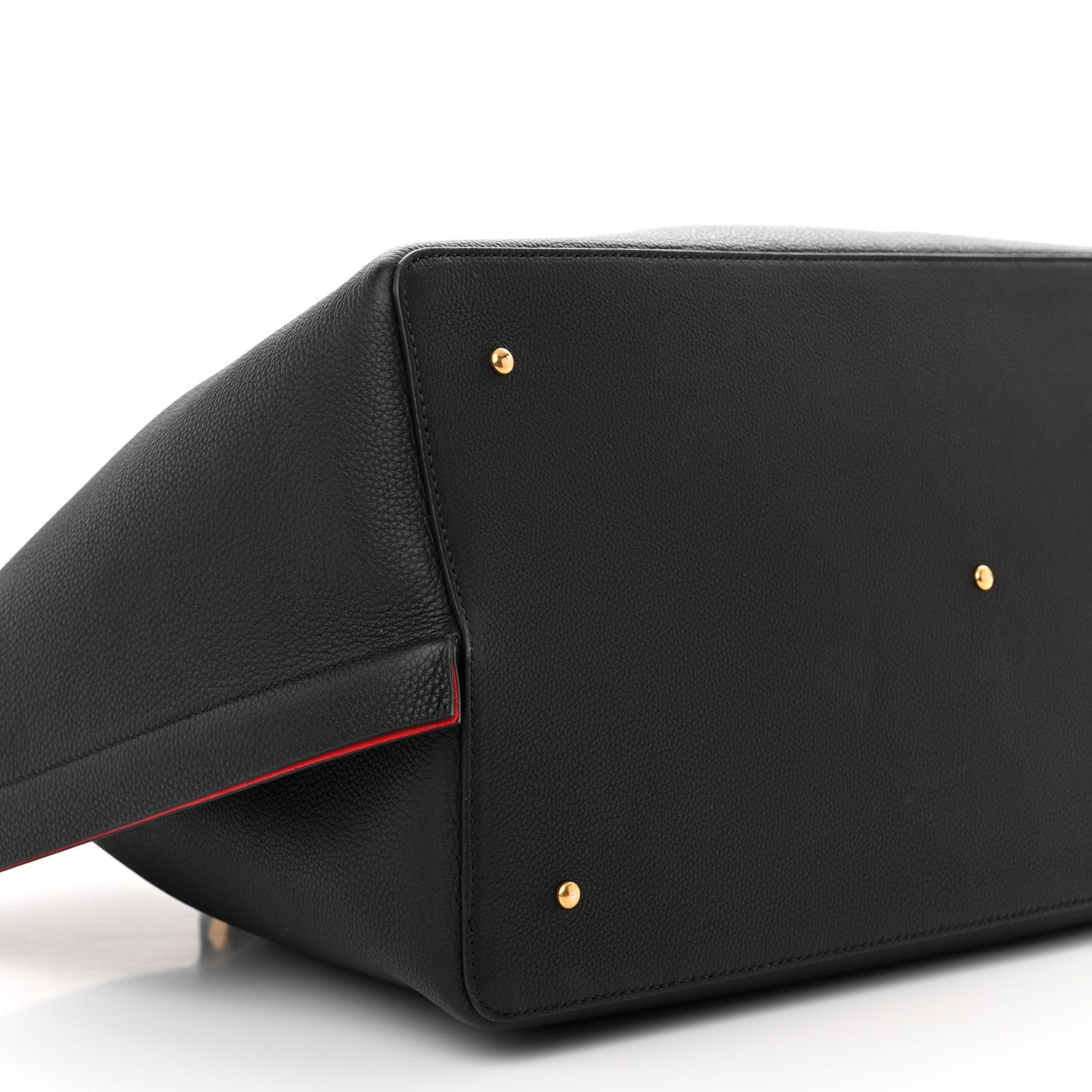 Valentino Garavani Grainy Calfskin Large VLogo Escape Shopper Black 8 of 11