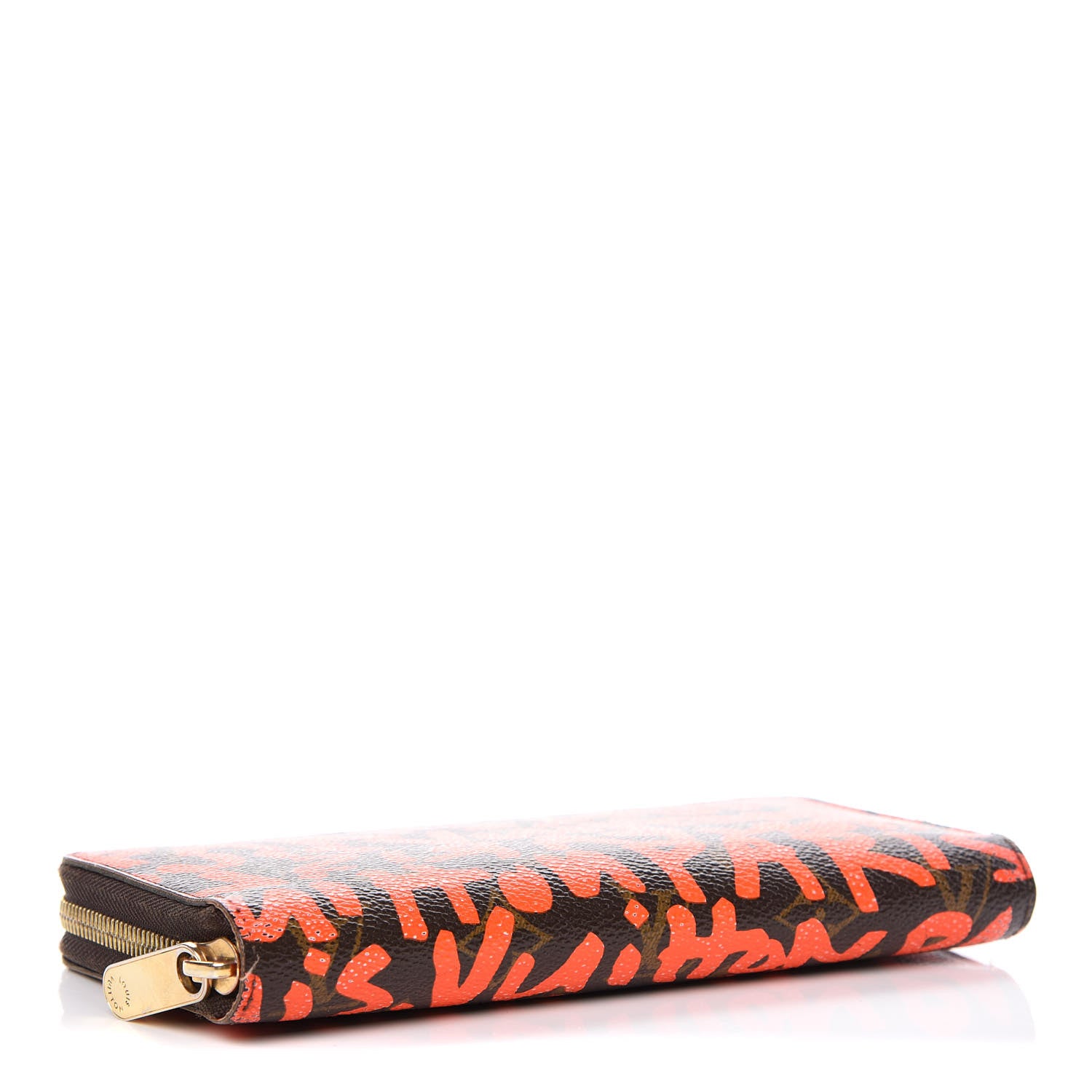 Louis Vuitton Monogram Graffiti Zippy Wallet Orange 4 of 11