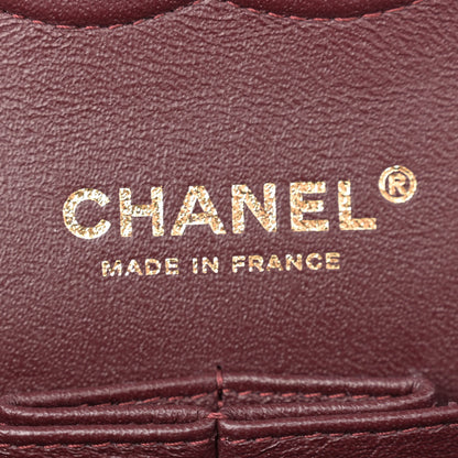 Chanel Lambskin Quilted Medium Double Flap Black 6 of 12