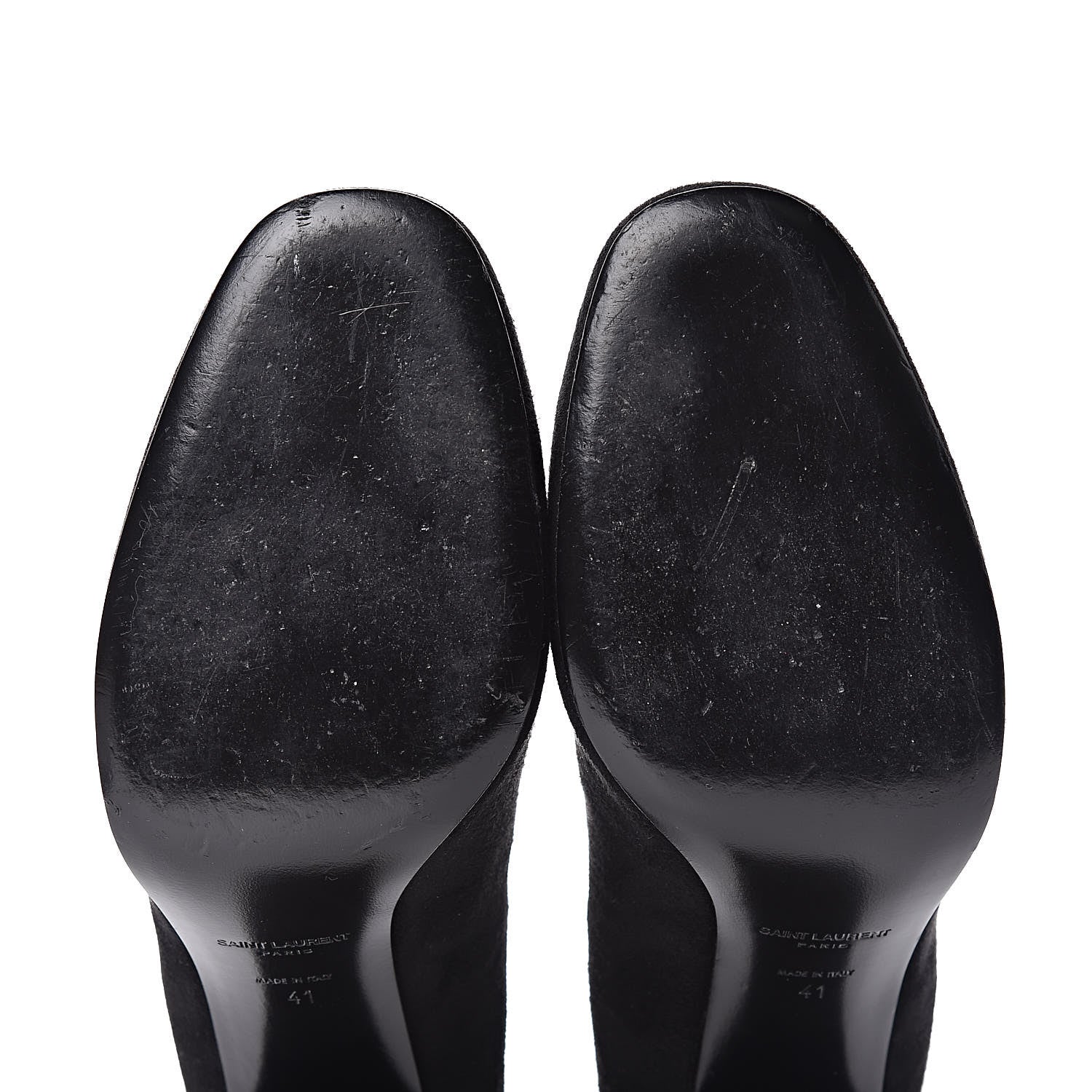 Saint Laurent Kid Scamosciato Babies 90 Pumps 41 Black 11 of 14