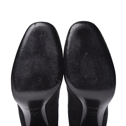 Saint Laurent Kid Scamosciato Babies 90 Pumps 41 Black 11 of 14